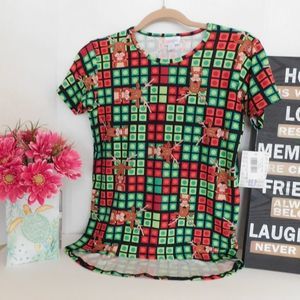 LuLaRoe Christmas Reindeer  Gracie Top